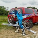 AMC-400 Black Widow Aluminum Nonfolding Motorcycle Carrier - 400 lb Capacity 4 1